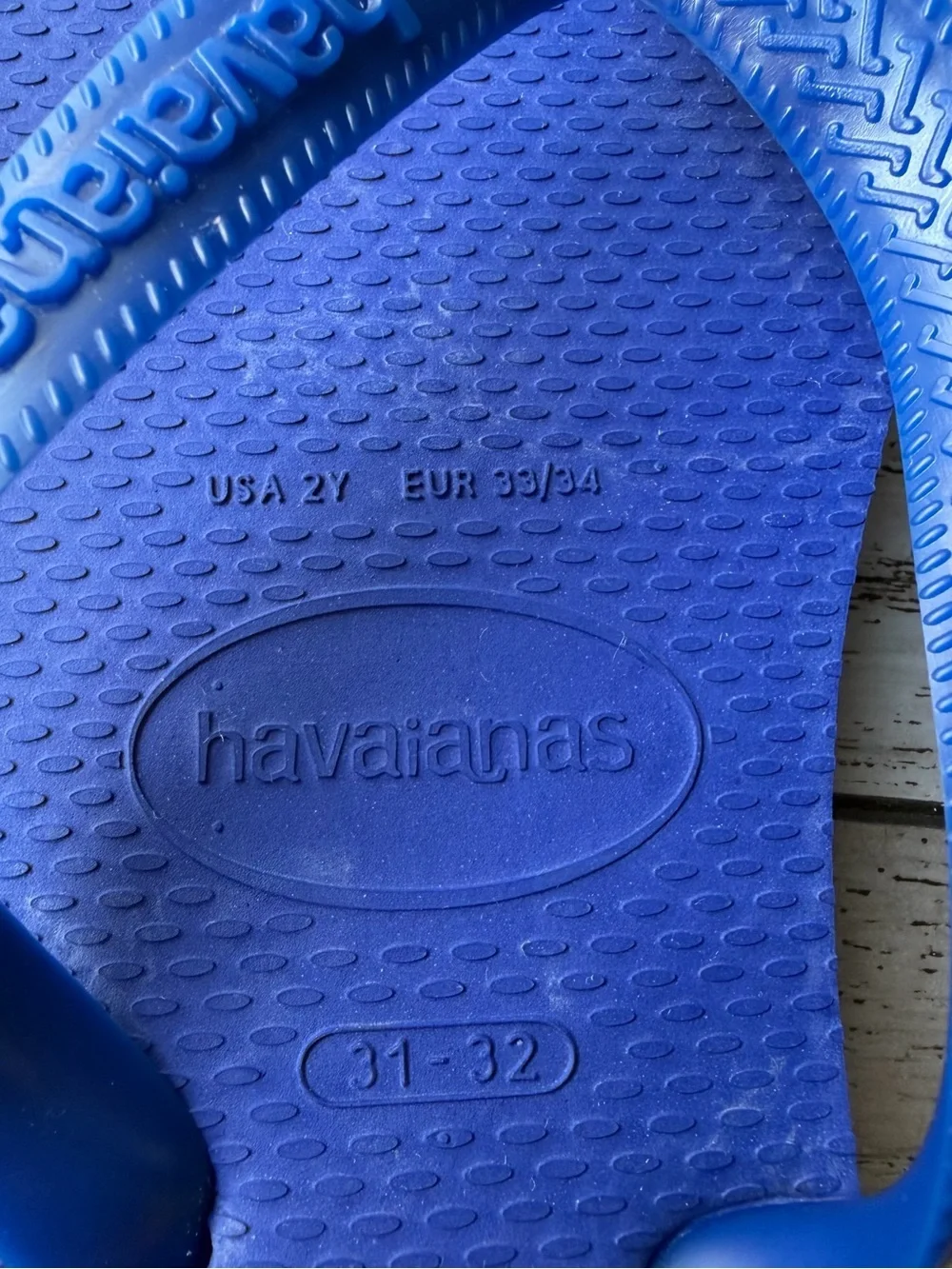Havaianas Kids Classic Flip Flops - Blue size 2